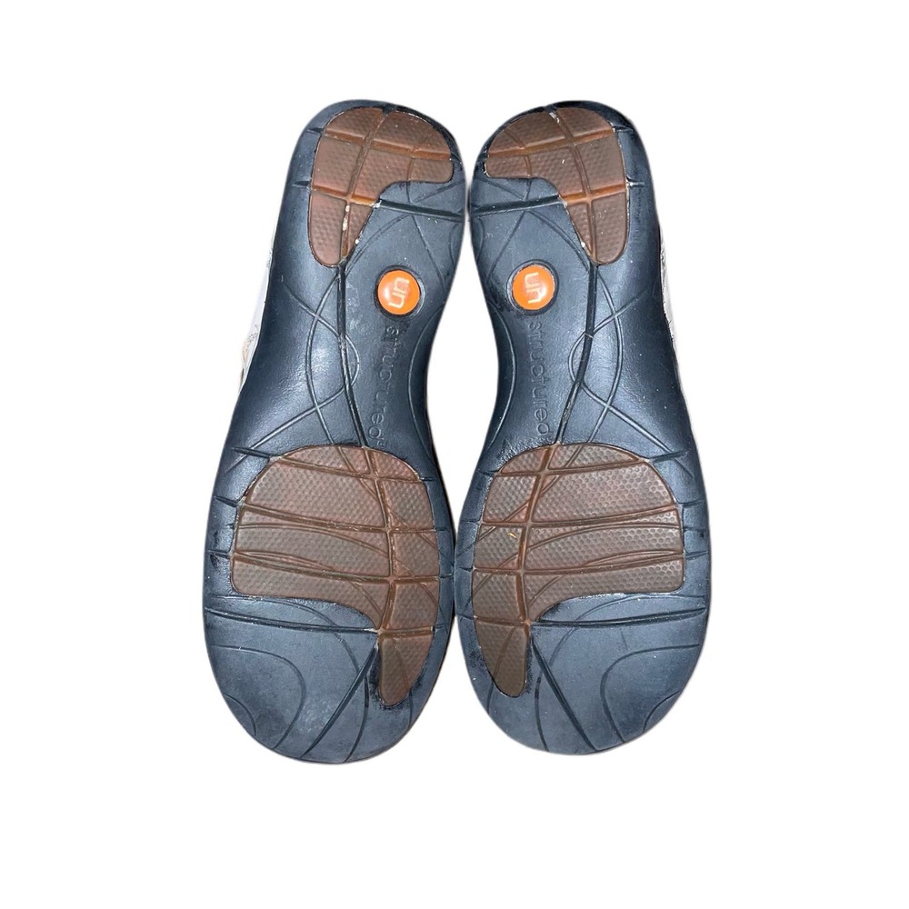 Clarks Un Structured Leather Loafers Size 6w - image 6